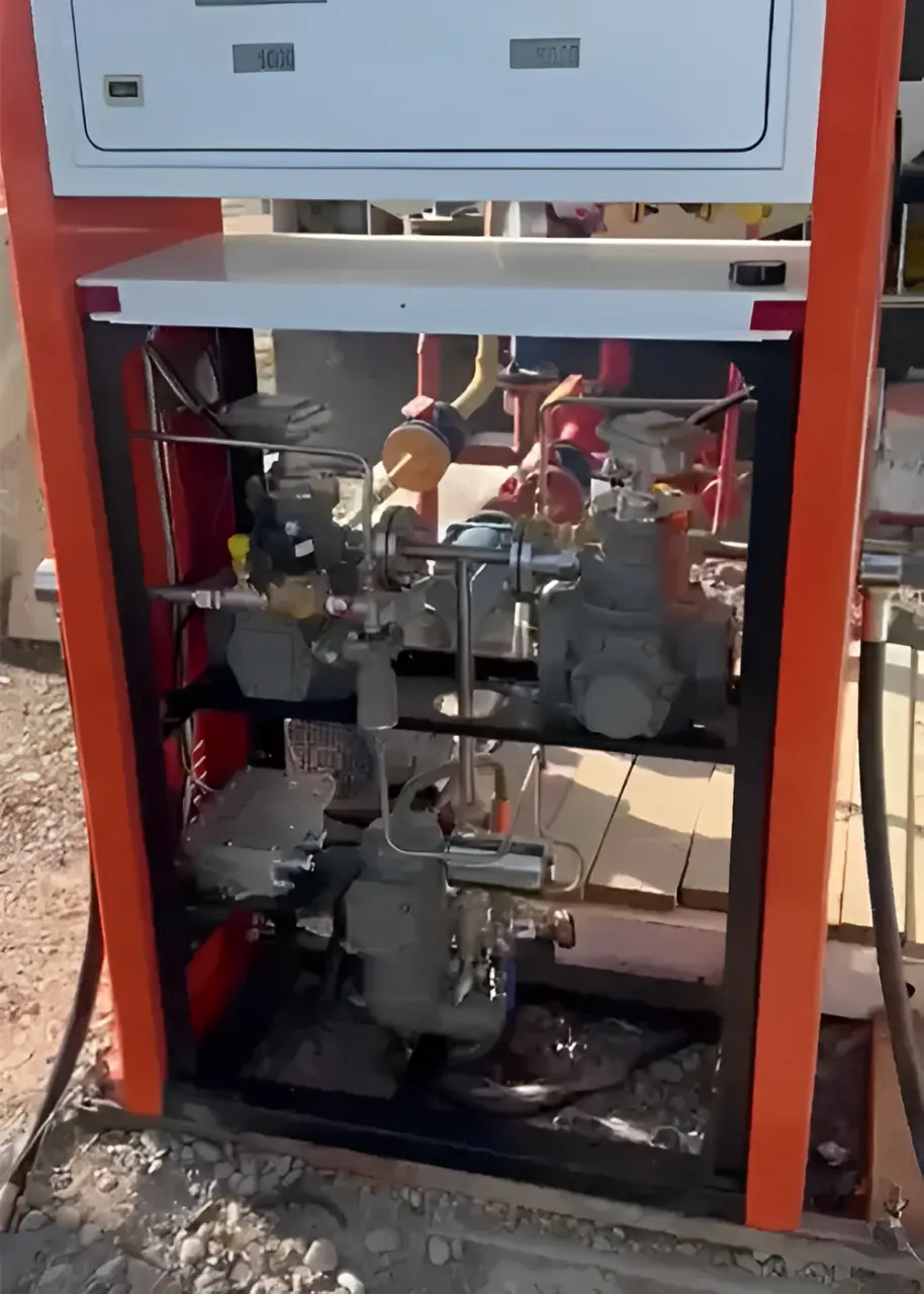 Accesorios principales del dispensador LPG