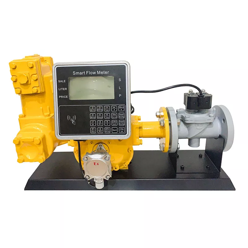 Medidor de flujo digital para combustible diesel